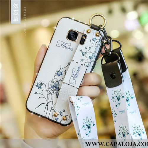 Capa Samsung Galaxy S8+ Silicone Frente Protetoras Wrisband Branco, Capas Samsung Galaxy S8+ Strass 