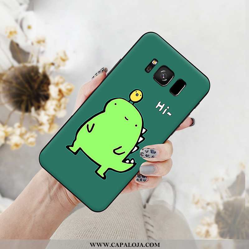 Capa Samsung Galaxy S8+ Silicone Vermelha Branco Masculino, Capas Samsung Galaxy S8+ Desenho Animado