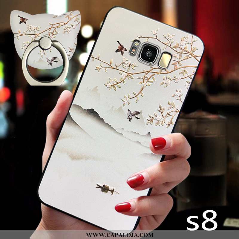 Capa Samsung Galaxy S8 Soft Completa Branco Silicone, Capas Samsung Galaxy S8 Super Baratos