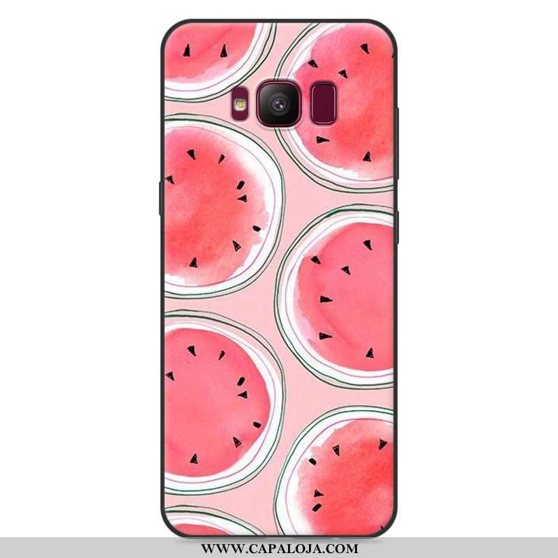 Capa Samsung Galaxy S8 Soft Desenho Animado Tendencia Masculino Cinza, Capas Samsung Galaxy S8 Prote