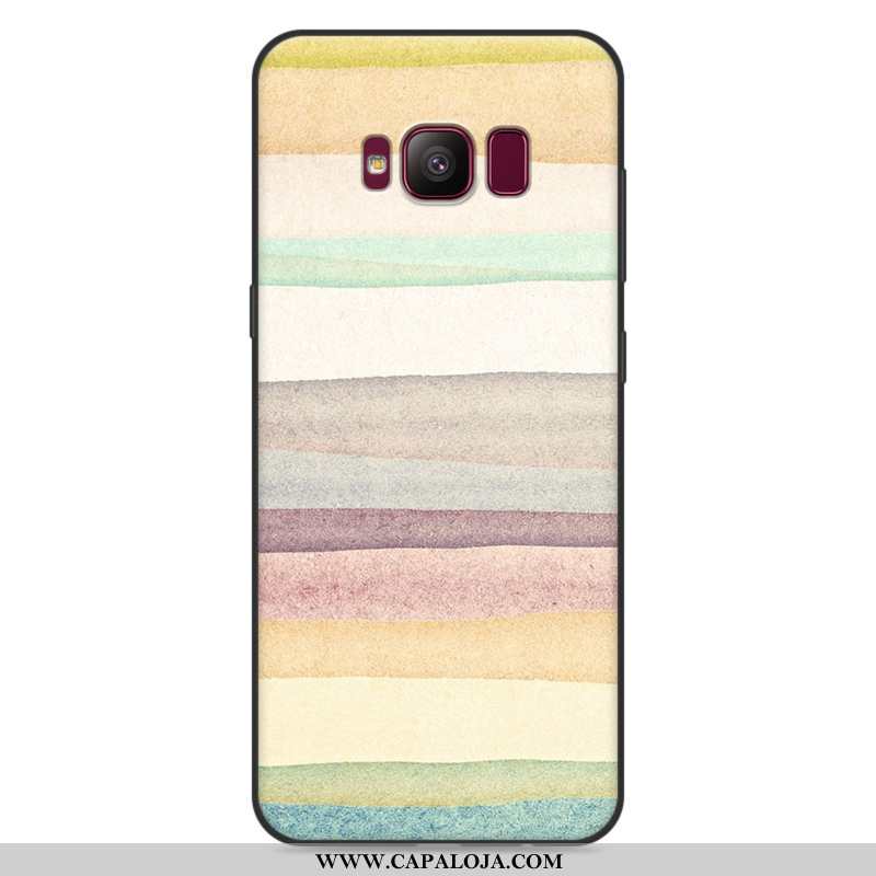 Capa Samsung Galaxy S8 Soft Desenho Animado Tendencia Masculino Cinza, Capas Samsung Galaxy S8 Prote