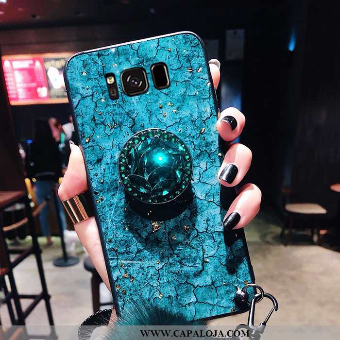 Capa Samsung Galaxy S8+ Soft Feminino Antiqueda Verde, Capas Samsung Galaxy S8+ Protetoras Baratas