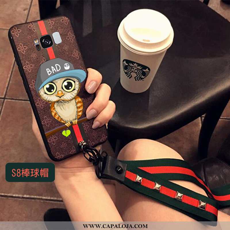 Capa Samsung Galaxy S8 Soft Novas Cases Tendencia Castanho, Capas Samsung Galaxy S8 Protetoras Barat