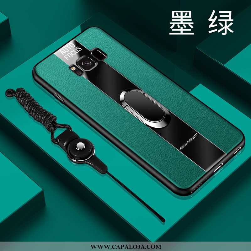 Capa Samsung Galaxy S8 Vidro Verde Masculino Cases, Capas Samsung Galaxy S8 Slim Barato