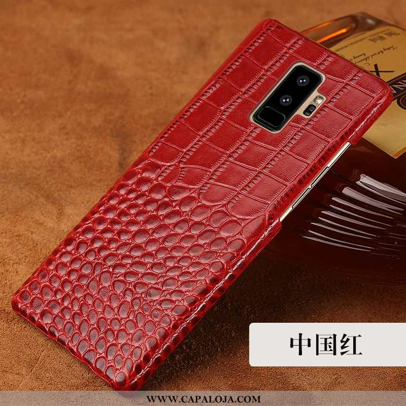 Capa Samsung Galaxy S9+ Couro Resistente Capas Completa Vermelho, Samsung Galaxy S9+ Tendencia Promo