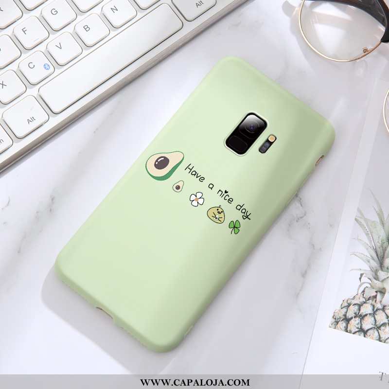 Capa Samsung Galaxy S9 Criativas Malha Masculino Verde, Capas Samsung Galaxy S9 Tendencia Comprar