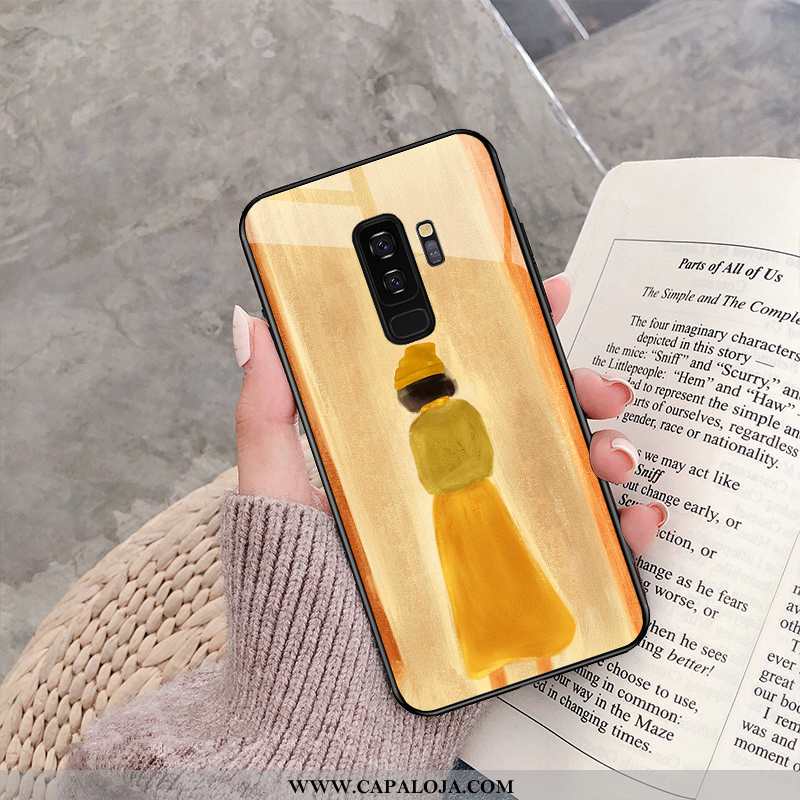 Capa Samsung Galaxy S9+ Criativas Tendencia Resistente Telemóvel Amarelo, Capas Samsung Galaxy S9+ S