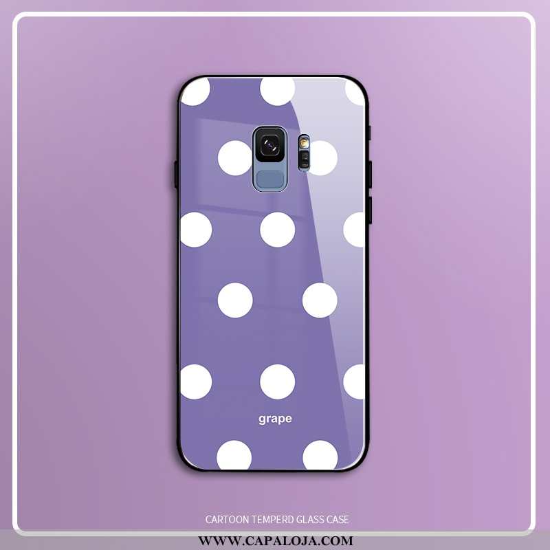 Capa Samsung Galaxy S9 Estilosas Vidro Feminino Casal Verde, Capas Samsung Galaxy S9 Protetoras Prom