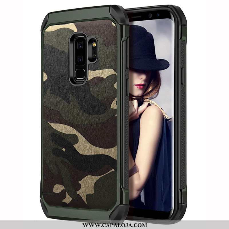 Capa Samsung Galaxy S9+ Silicone Cases Antiqueda Soft Verde, Capas Samsung Galaxy S9+ Personalizado 