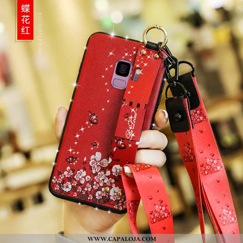 Capa Samsung Galaxy S9 Silicone Slim Soft Criativas Rosa, Capas Samsung Galaxy S9 Fosco Venda