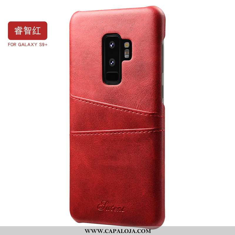 Capa Samsung Galaxy S9+ Slim Tendencia Capas Traseira Cinza, Samsung Galaxy S9+ Couro Baratas