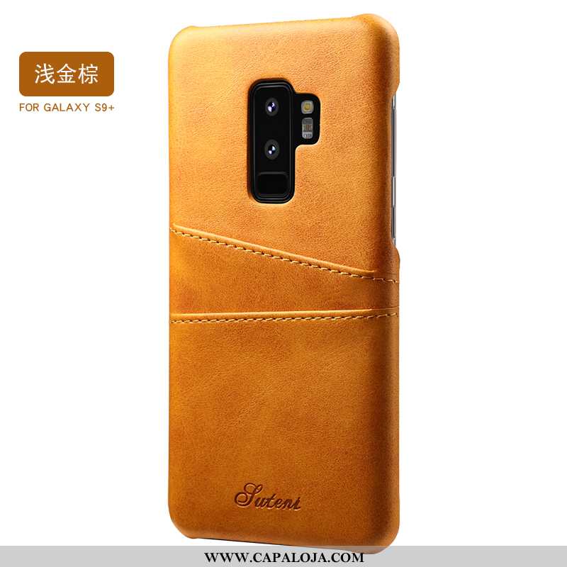 Capa Samsung Galaxy S9+ Slim Tendencia Capas Traseira Cinza, Samsung Galaxy S9+ Couro Baratas