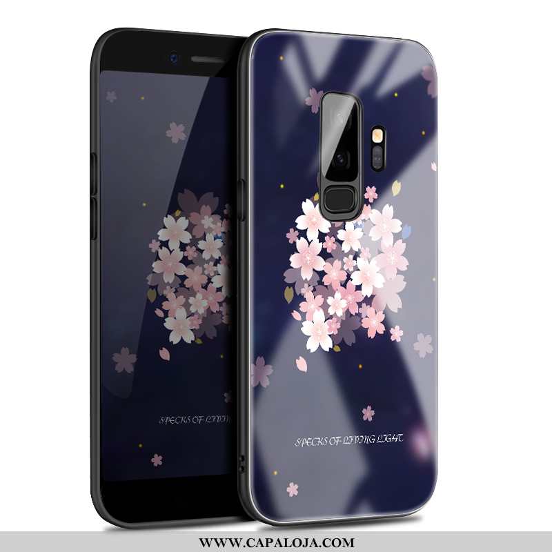 Capa Samsung Galaxy S9+ Slim Vidro Capas Casal Azul Escuro, Samsung Galaxy S9+ Tendencia Promoção