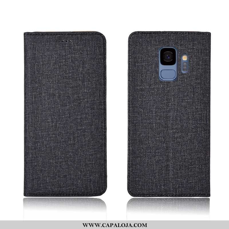 Capa Samsung Galaxy S9 Soft Completa Antiqueda Silicone Azul, Capas Samsung Galaxy S9 Protetoras Bar