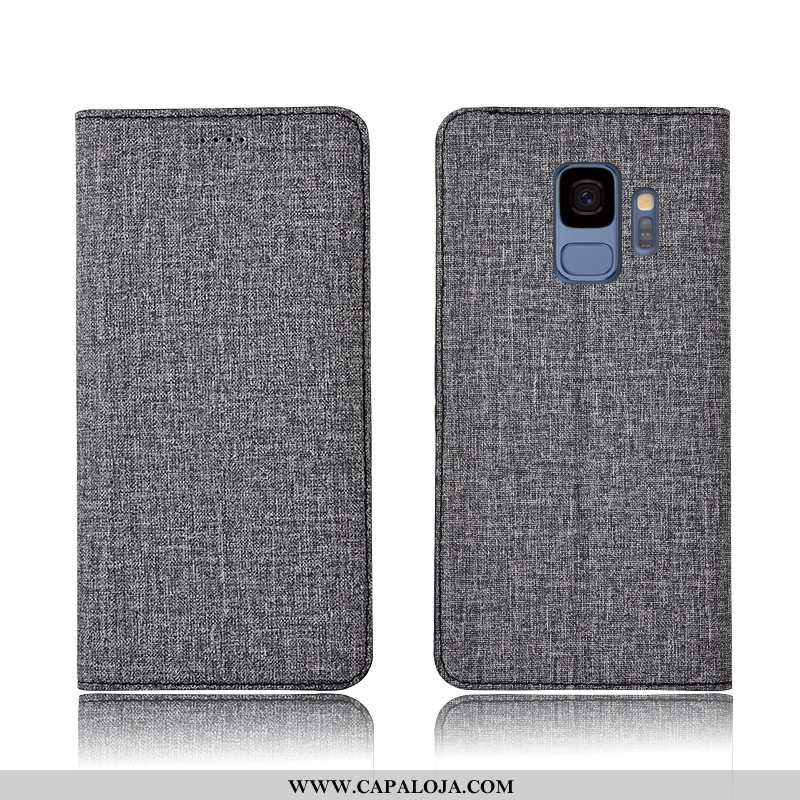 Capa Samsung Galaxy S9 Soft Completa Antiqueda Silicone Azul, Capas Samsung Galaxy S9 Protetoras Bar