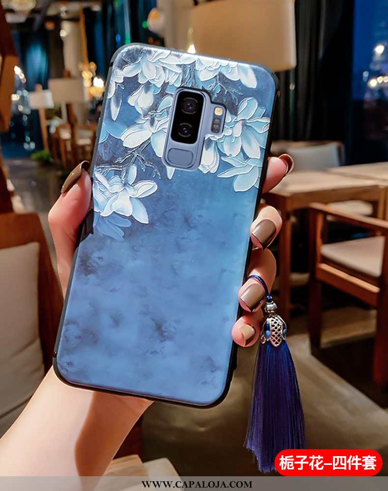 Capa Samsung Galaxy S9+ Soft Palace Silicone Protetoras Azul, Capas Samsung Galaxy S9+ Super Promoçã