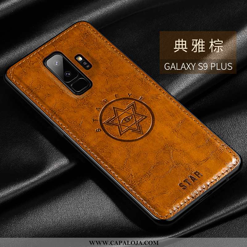 Capa Samsung Galaxy S9+ Soft Protetoras Criativas Estiloso Castanho, Capas Samsung Galaxy S9+ Super 