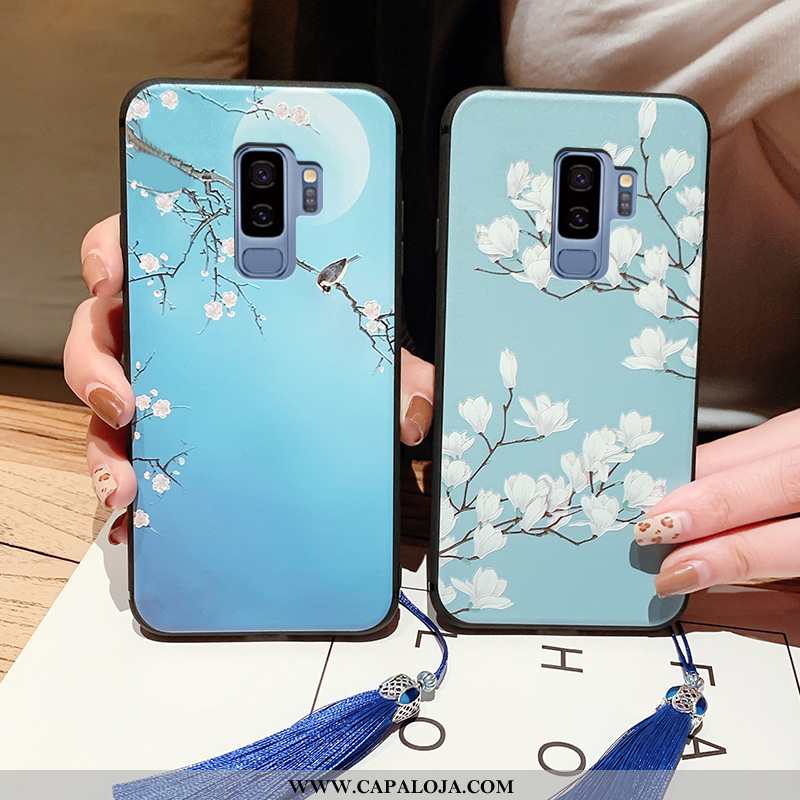 Capa Samsung Galaxy S9+ Super Silicone Antiqueda Pu Azul, Capas Samsung Galaxy S9+ Protetoras Compra