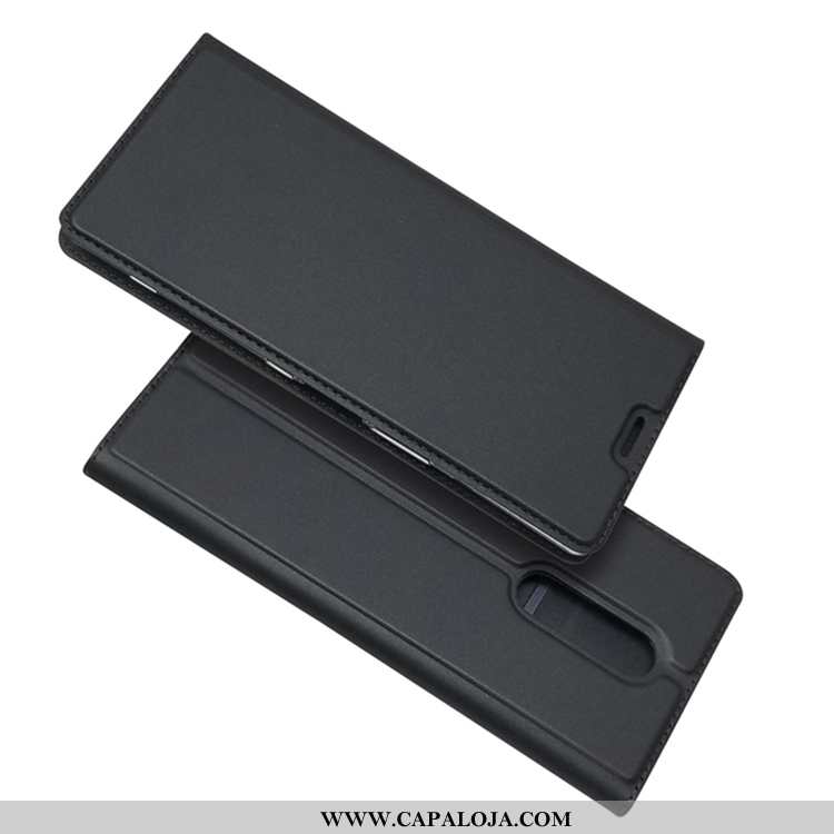 Capa Sony Xperia 1 Clara Antiqueda Cover Telemóvel Preto, Capas Sony Xperia 1 Silicone Barato