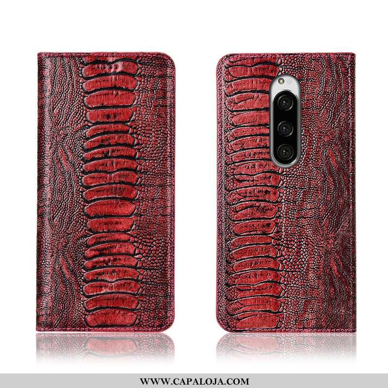 Capa Sony Xperia 1 Couro Preto Capas Antiqueda, Sony Xperia 1 Soft Baratas