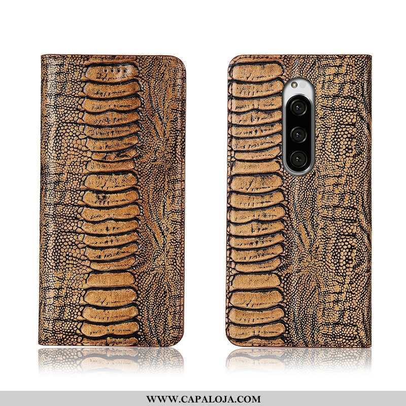 Capa Sony Xperia 1 Couro Preto Capas Antiqueda, Sony Xperia 1 Soft Baratas