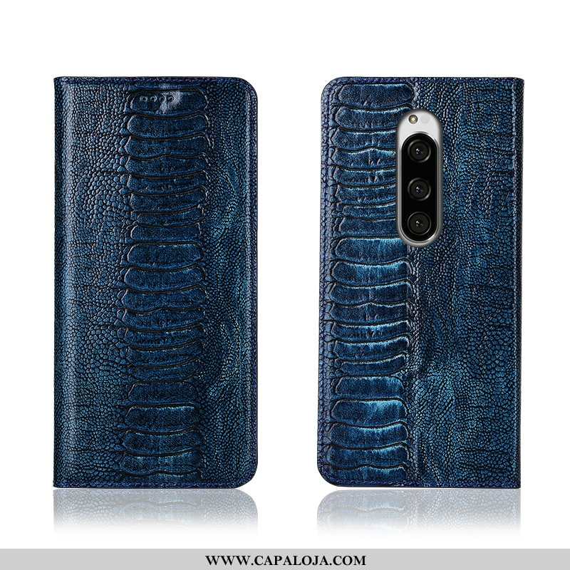 Capa Sony Xperia 1 Couro Preto Capas Antiqueda, Sony Xperia 1 Soft Baratas