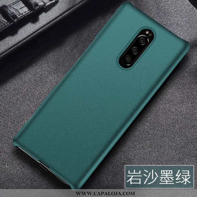 Capa Sony Xperia 1 Fosco Capas Telemóvel Verde, Sony Xperia 1 Protetoras Venda