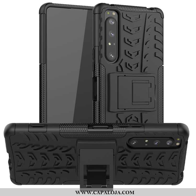 Capa Sony Xperia 1 Ii Protetoras Suporte Telemóvel Preto, Capas Sony Xperia 1 Ii Online