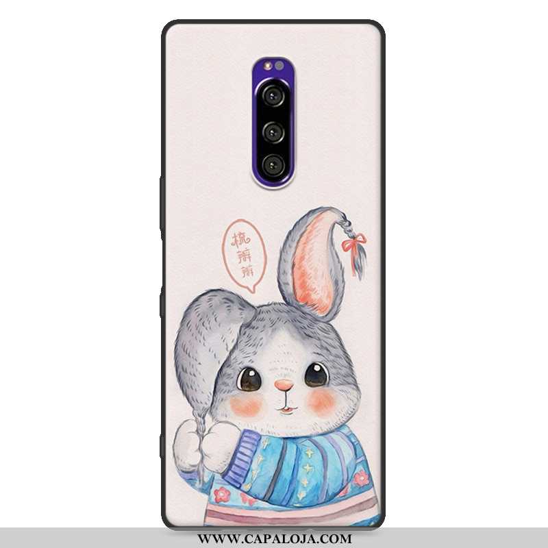 Capa Sony Xperia 1 Soft Personalizado Fosco Silicone Cinza, Capas Sony Xperia 1 Protetoras Promoção