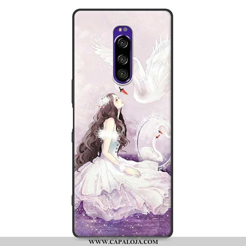 Capa Sony Xperia 1 Soft Personalizado Fosco Silicone Cinza, Capas Sony Xperia 1 Protetoras Promoção