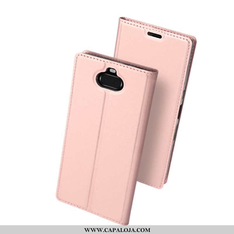 Capa Sony Xperia 10 Couro Business Cases Capas Rosa, Sony Xperia 10 Tendencia Venda