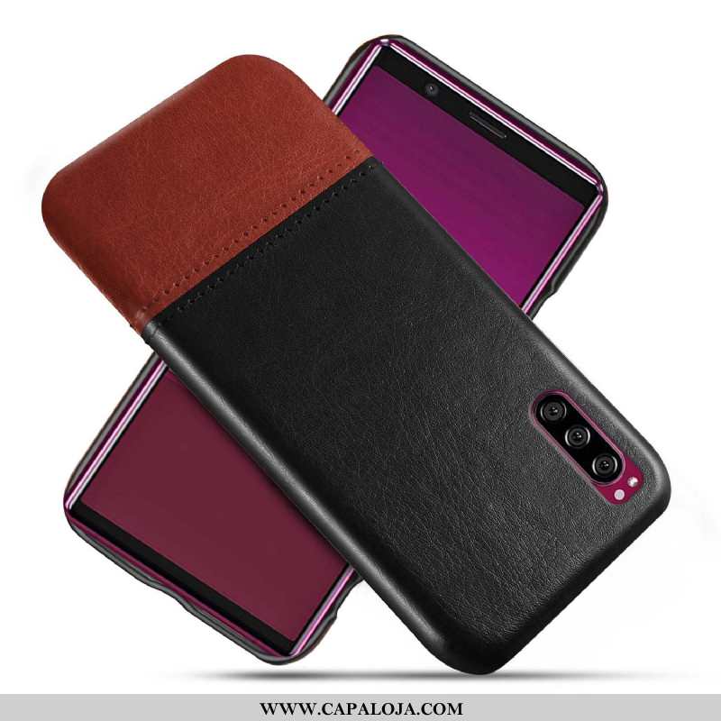 Capa Sony Xperia 10 Ii Couro Resistente Telemóvel Capas Vermelho, Sony Xperia 10 Ii Protetoras Venda