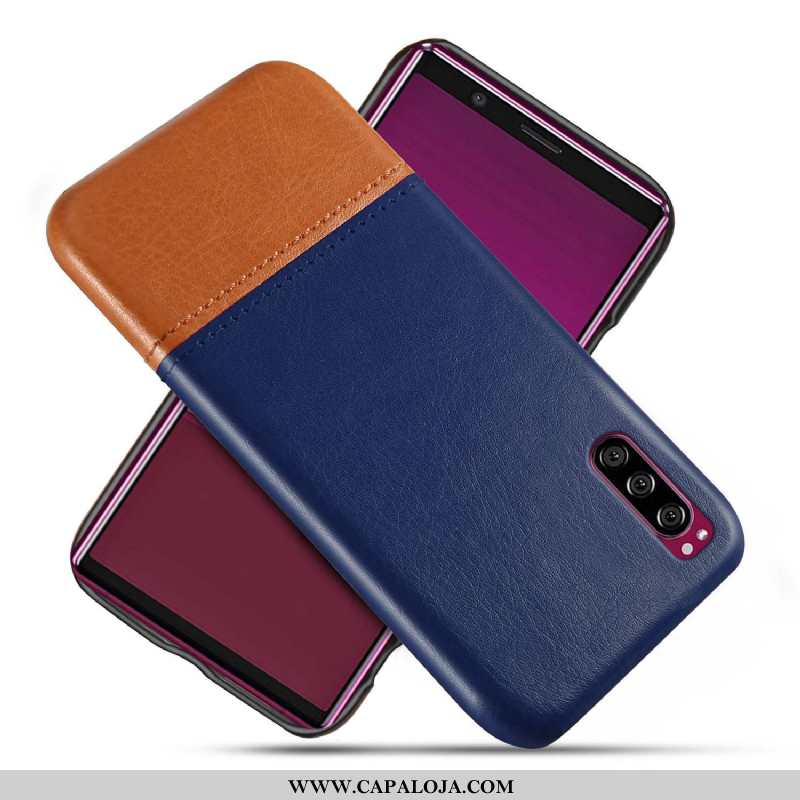 Capa Sony Xperia 10 Ii Couro Resistente Telemóvel Capas Vermelho, Sony Xperia 10 Ii Protetoras Venda