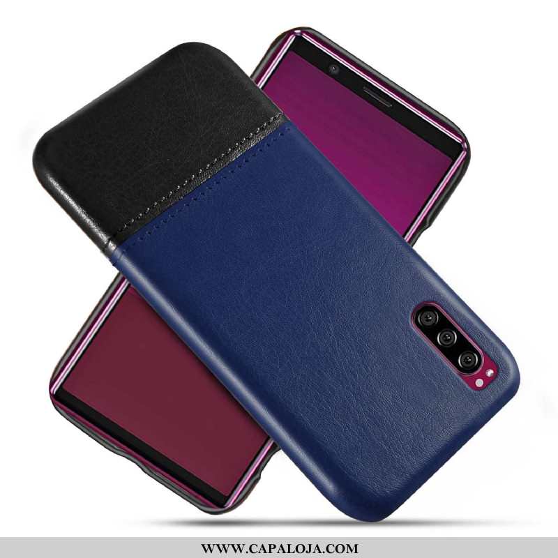 Capa Sony Xperia 10 Ii Couro Resistente Telemóvel Capas Vermelho, Sony Xperia 10 Ii Protetoras Venda