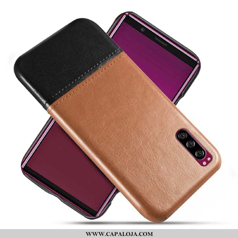 Capa Sony Xperia 10 Ii Couro Resistente Telemóvel Capas Vermelho, Sony Xperia 10 Ii Protetoras Venda