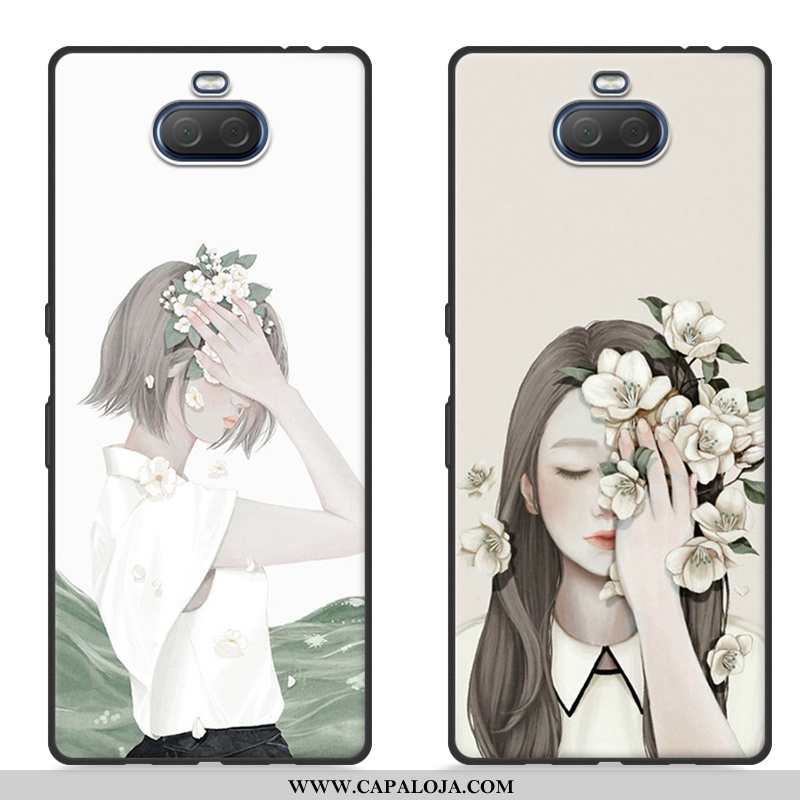 Capa Sony Xperia 10 Personalizada Cases Silicone Completa Branco, Capas Sony Xperia 10 Criativas Onl