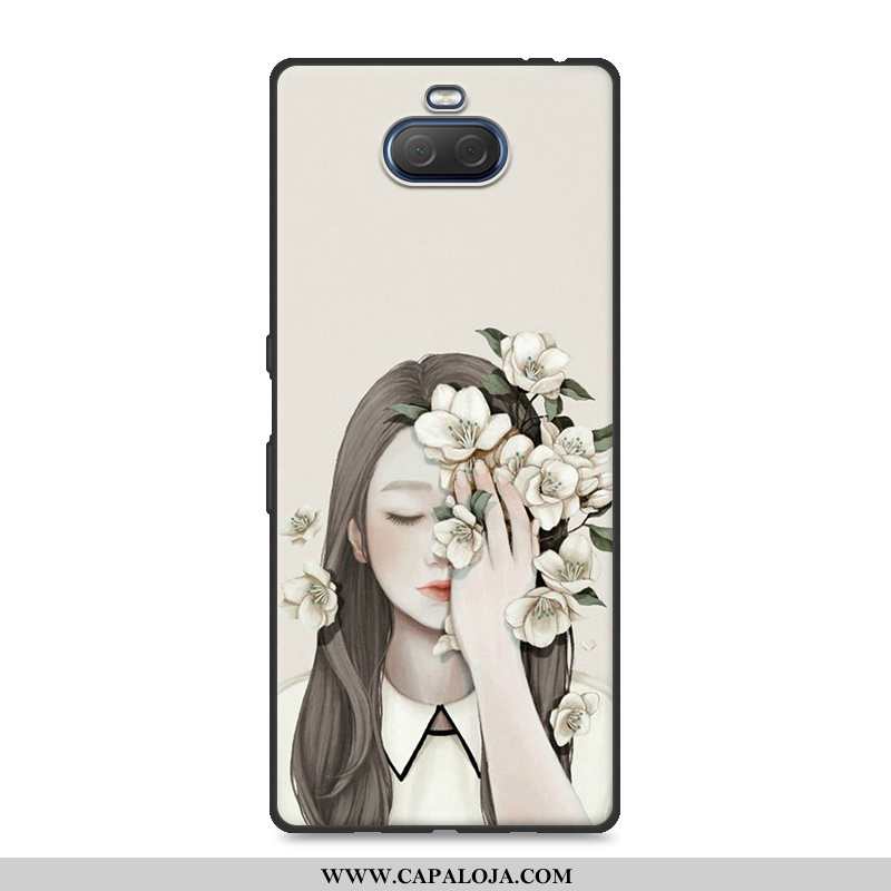 Capa Sony Xperia 10 Personalizada Cases Silicone Completa Branco, Capas Sony Xperia 10 Criativas Onl