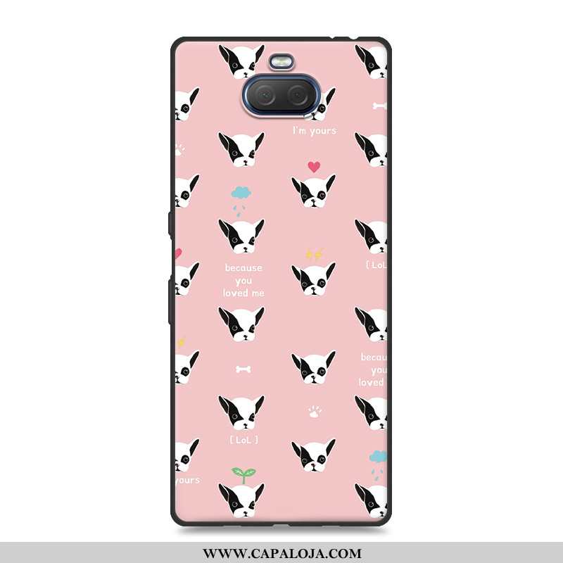 Capa Sony Xperia 10 Plus Desenho Animado Cases Antiqueda Protetoras Cinza, Capas Sony Xperia 10 Plus