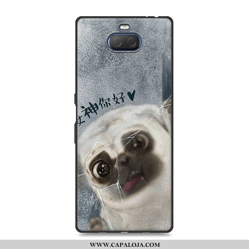 Capa Sony Xperia 10 Plus Desenho Animado Cases Antiqueda Protetoras Cinza, Capas Sony Xperia 10 Plus