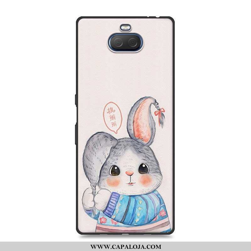 Capa Sony Xperia 10 Plus Desenho Animado Cases Antiqueda Protetoras Cinza, Capas Sony Xperia 10 Plus