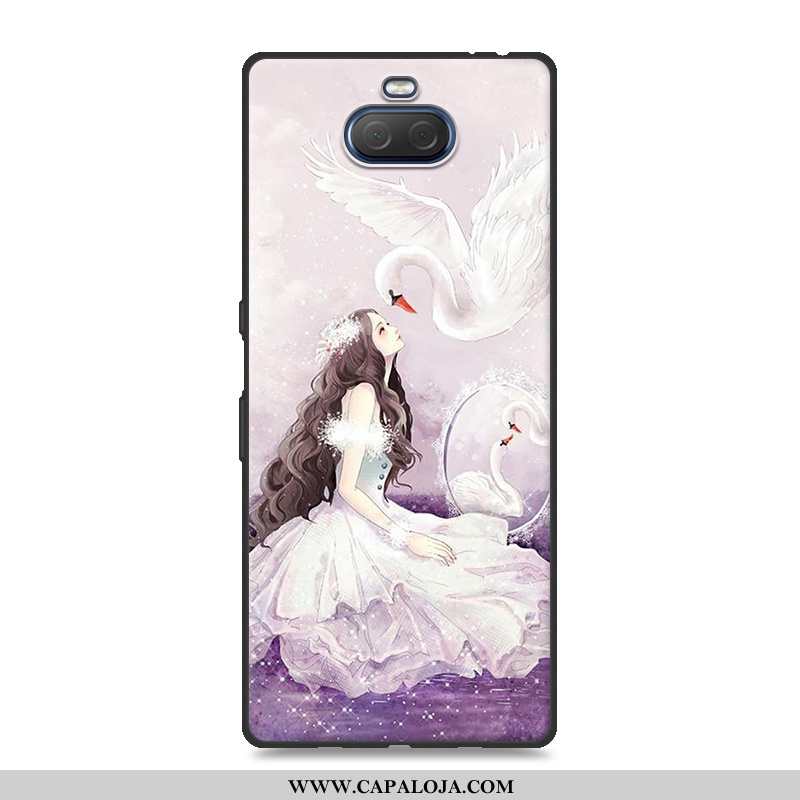 Capa Sony Xperia 10 Plus Desenho Animado Cases Antiqueda Protetoras Cinza, Capas Sony Xperia 10 Plus