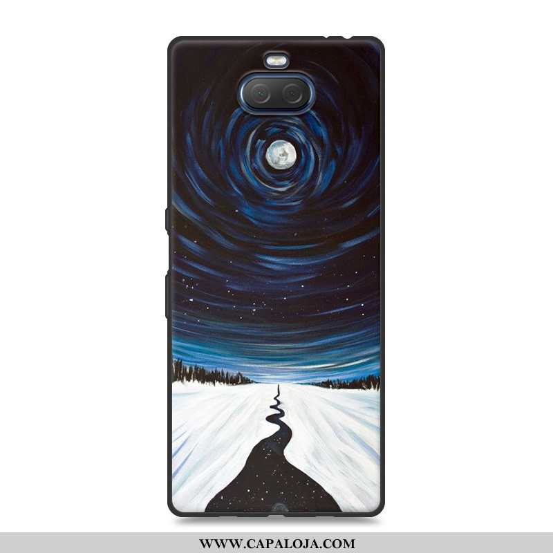 Capa Sony Xperia 10 Plus Desenho Animado Cases Antiqueda Protetoras Cinza, Capas Sony Xperia 10 Plus