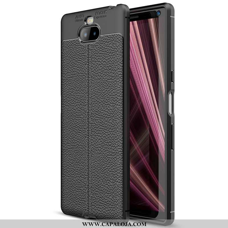 Capa Sony Xperia 10 Plus Protetoras Completa Preto Capas, Sony Xperia 10 Plus Telemóvel Promoção