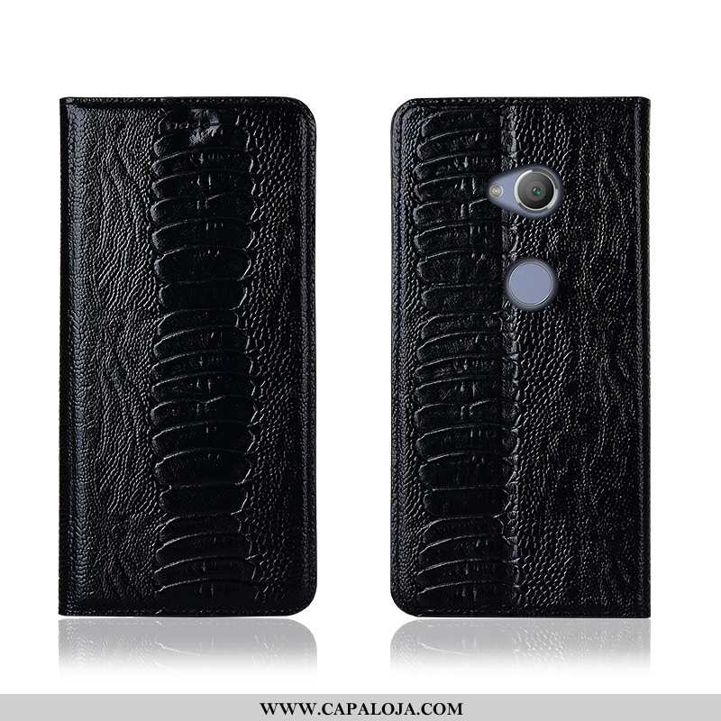 Capa Sony Xperia L2 Couro Capas Protetoras Antiqueda Castanho, Sony Xperia L2 Soft Promoção