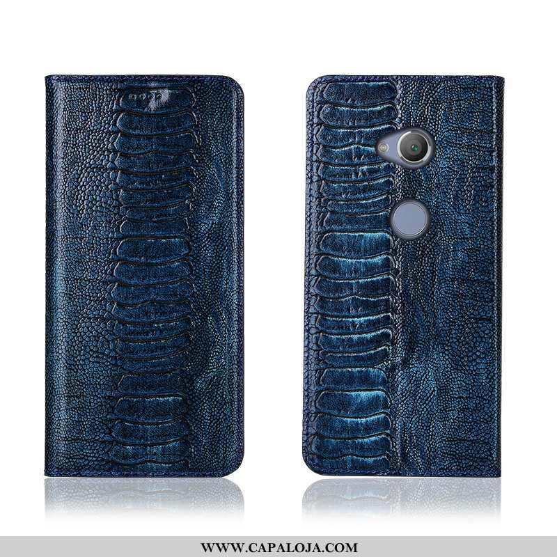 Capa Sony Xperia L2 Couro Capas Protetoras Antiqueda Castanho, Sony Xperia L2 Soft Promoção