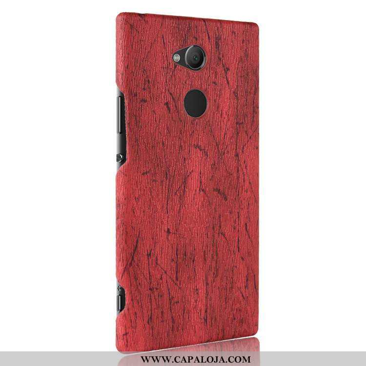 Capa Sony Xperia L2 Madeira Couro Telemóvel Capas Castanho, Sony Xperia L2 Protetoras Comprar