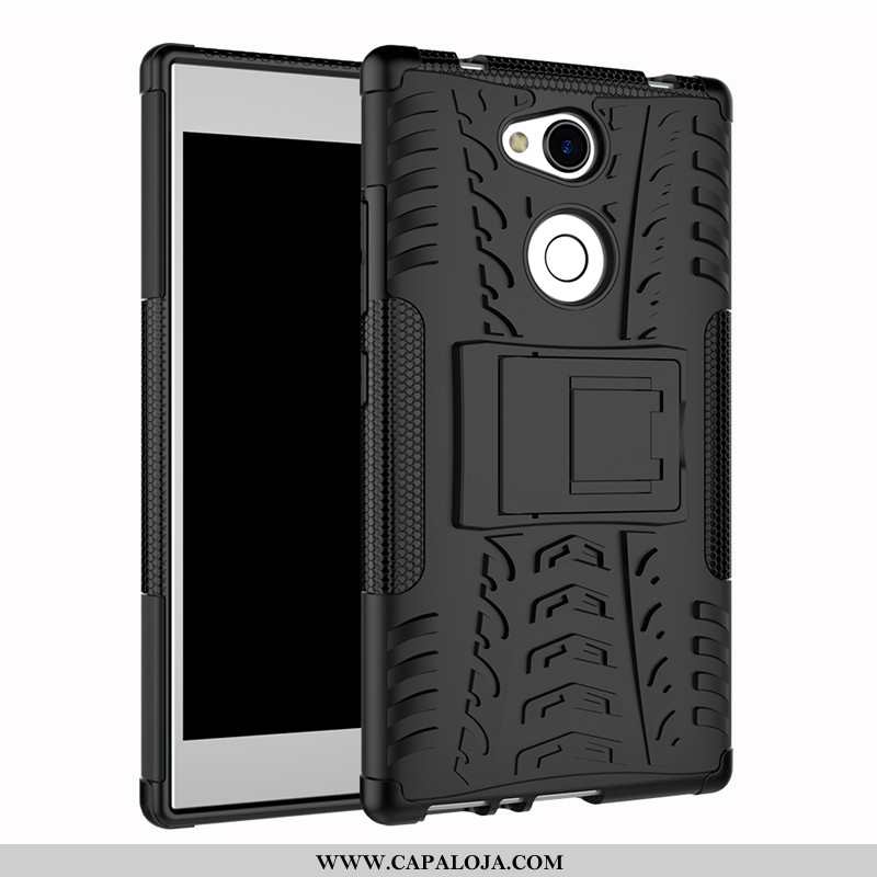 Capa Sony Xperia L2 Protetoras Antiqueda Capas Criativas Preto, Sony Xperia L2 Silicone Baratas