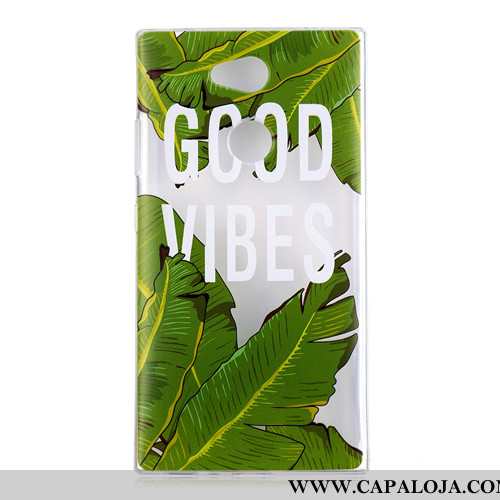 Capa Sony Xperia L2 Soft Cases Fofas Capas Verde, Sony Xperia L2 Desenho Animado Baratas