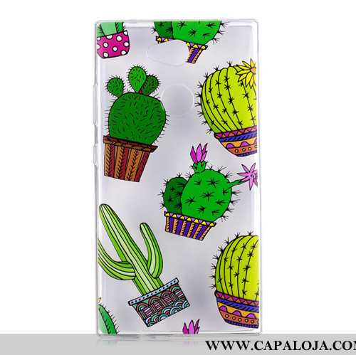 Capa Sony Xperia L2 Soft Cases Fofas Capas Verde, Sony Xperia L2 Desenho Animado Baratas