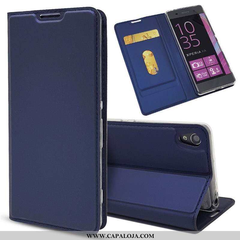 Capa Sony Xperia Xa Couro Azul Cases Masculino, Capas Sony Xperia Xa Cover Venda